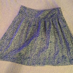 Stylish Blue and White Women's Skirt